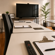 Despacho para entrevistas y reuniones privadas Espacio profesional privado ideal para entrevistas de trabajo y reuniones individuales con clientes.