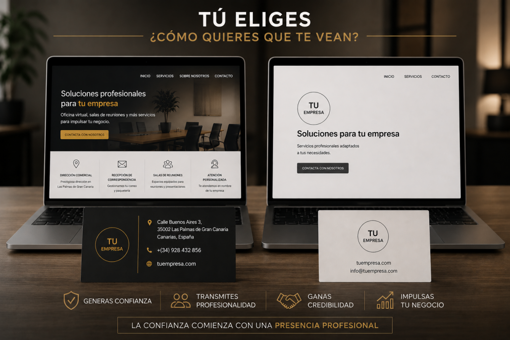 Importancia de una dirección comercial profesional para generar confianza, credibilidad e imagen empresarial.