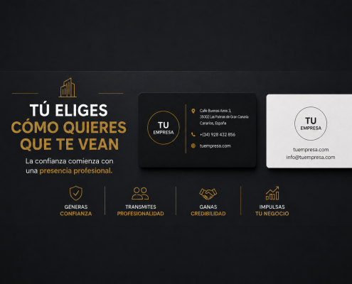 Importancia de una dirección comercial profesional para transmitir confianza, credibilidad y una imagen empresarial sólida.